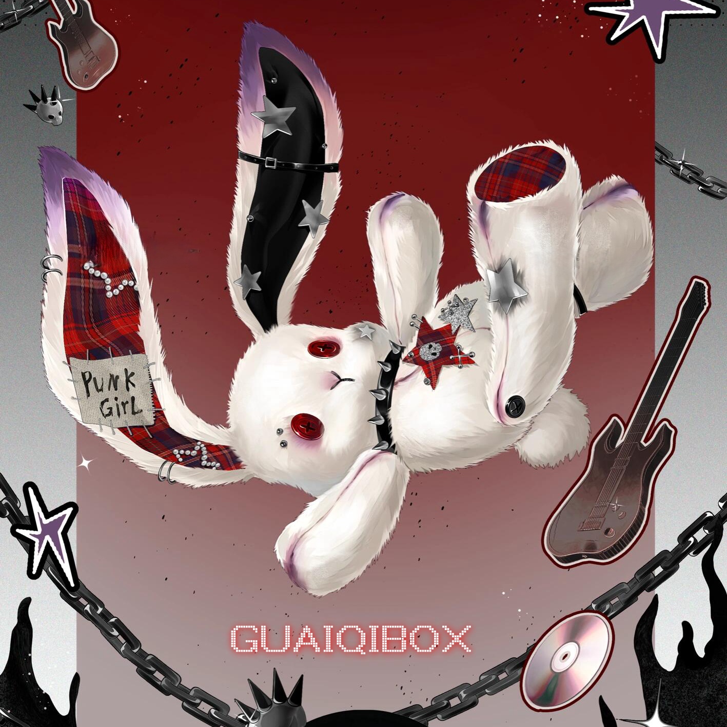 怪奇box|原创手作摇滚兔🐰-材料包