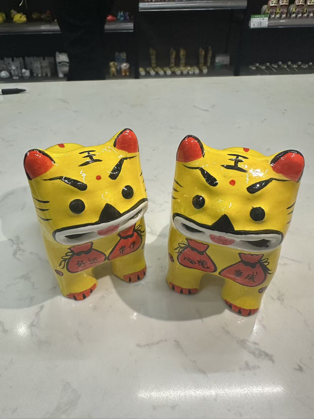莒国魏氏非遗泥塑｜泥叫虎涂绘升级款-魏爷爷店铺直发