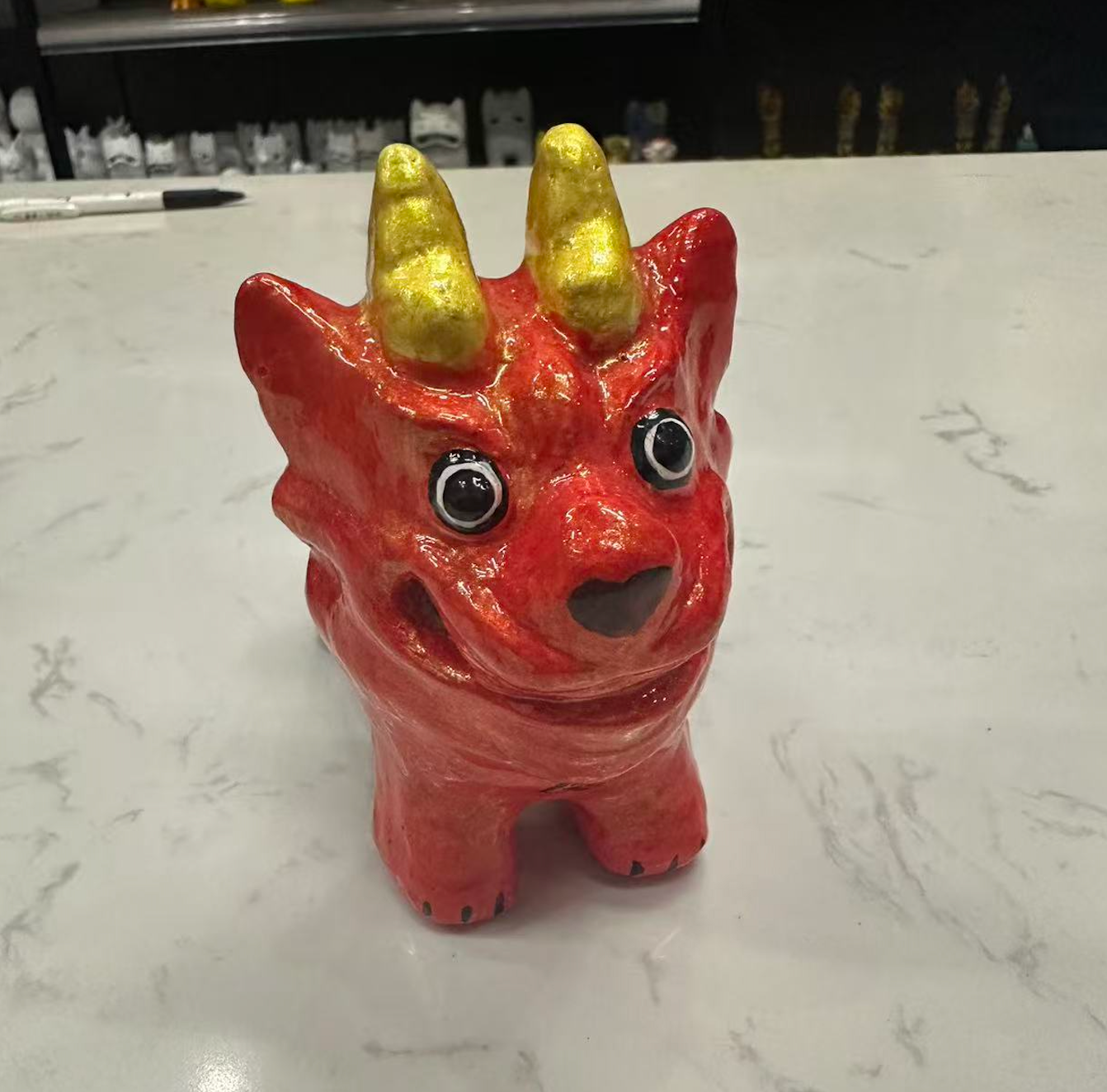 莒国魏氏非遗泥塑｜泥叫虎涂绘升级款-魏爷爷店铺直发