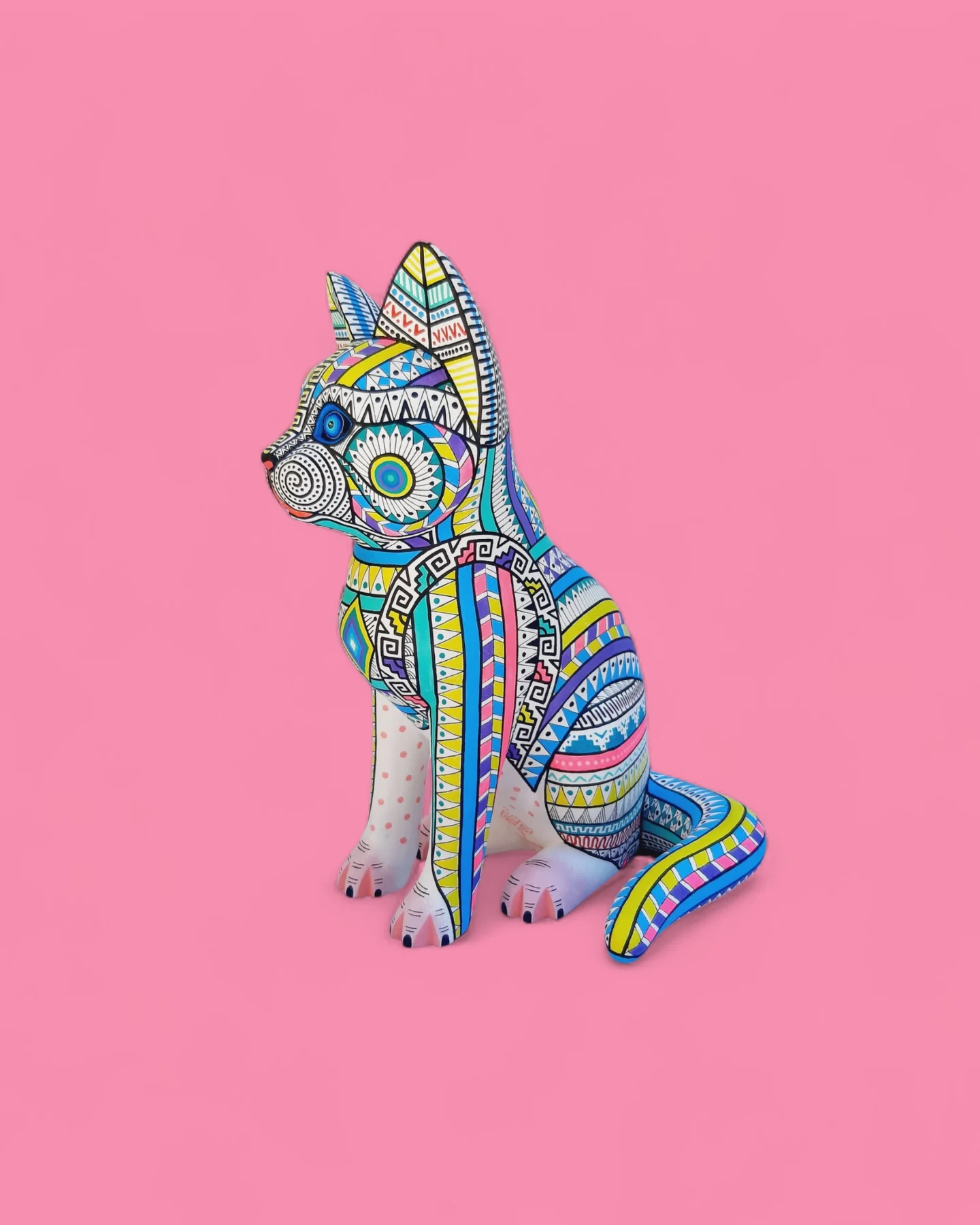 Alebrije｜粉彩猫咪神兽