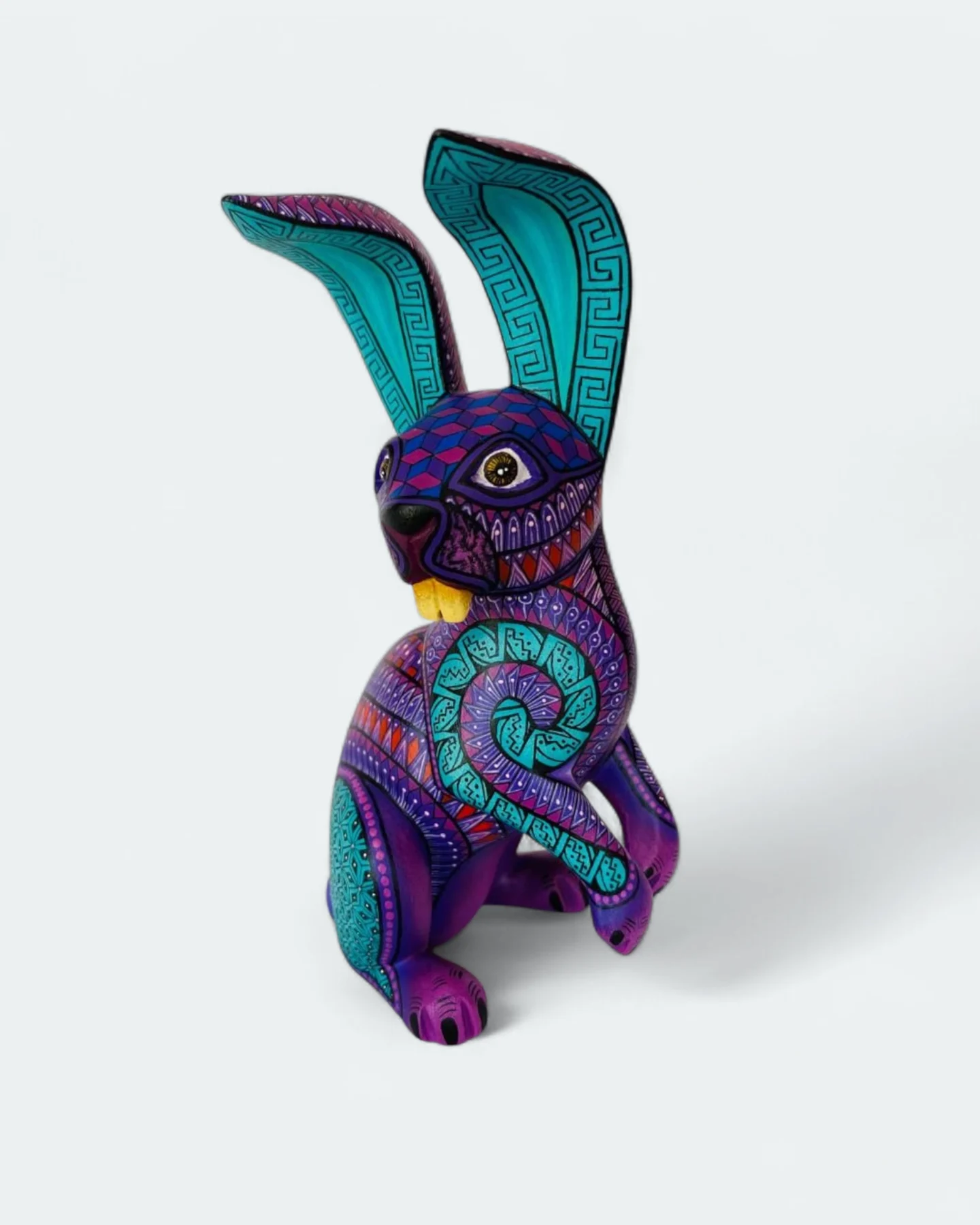 Alebrije｜兔子神兽木雕