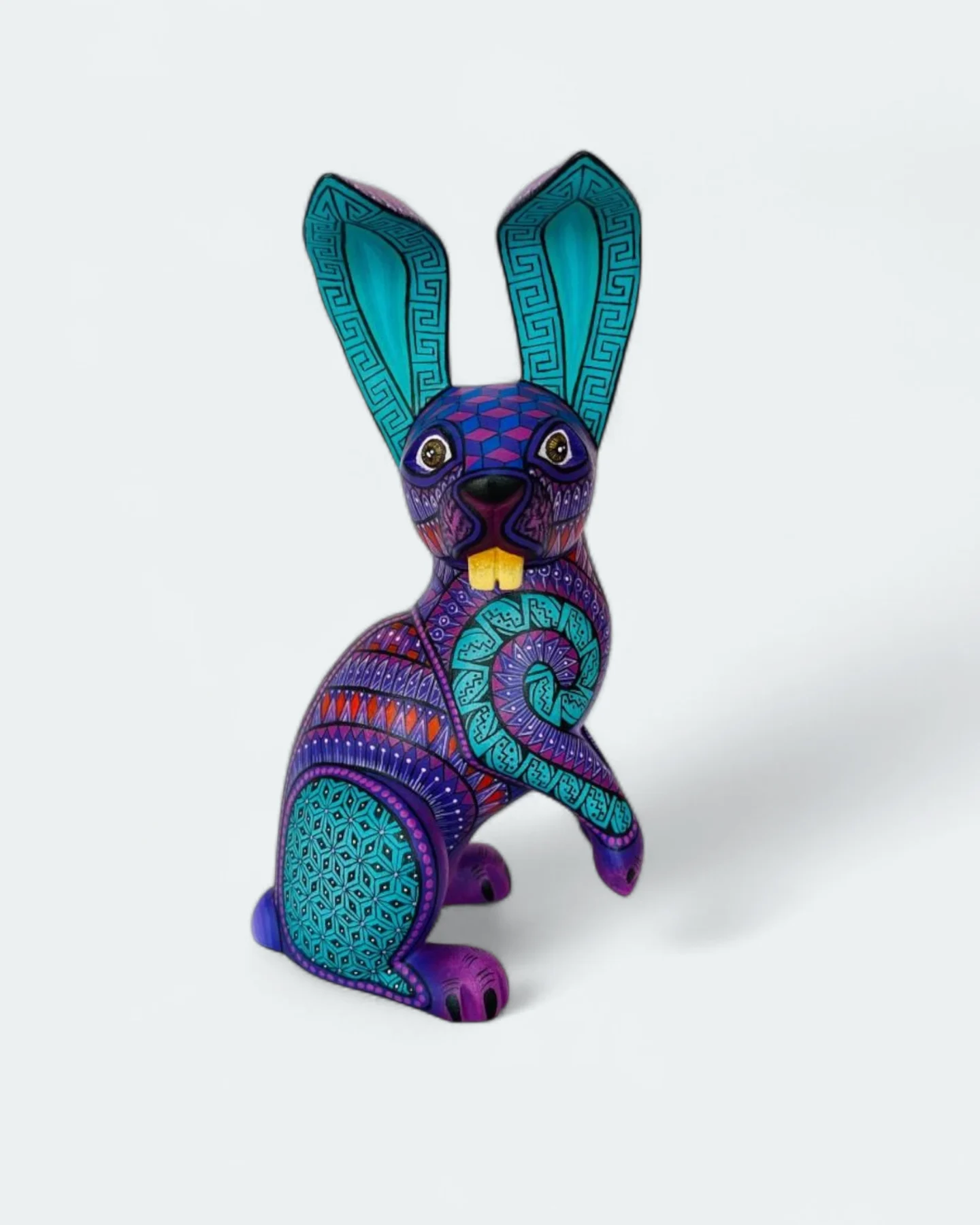 Alebrije｜兔子神兽木雕