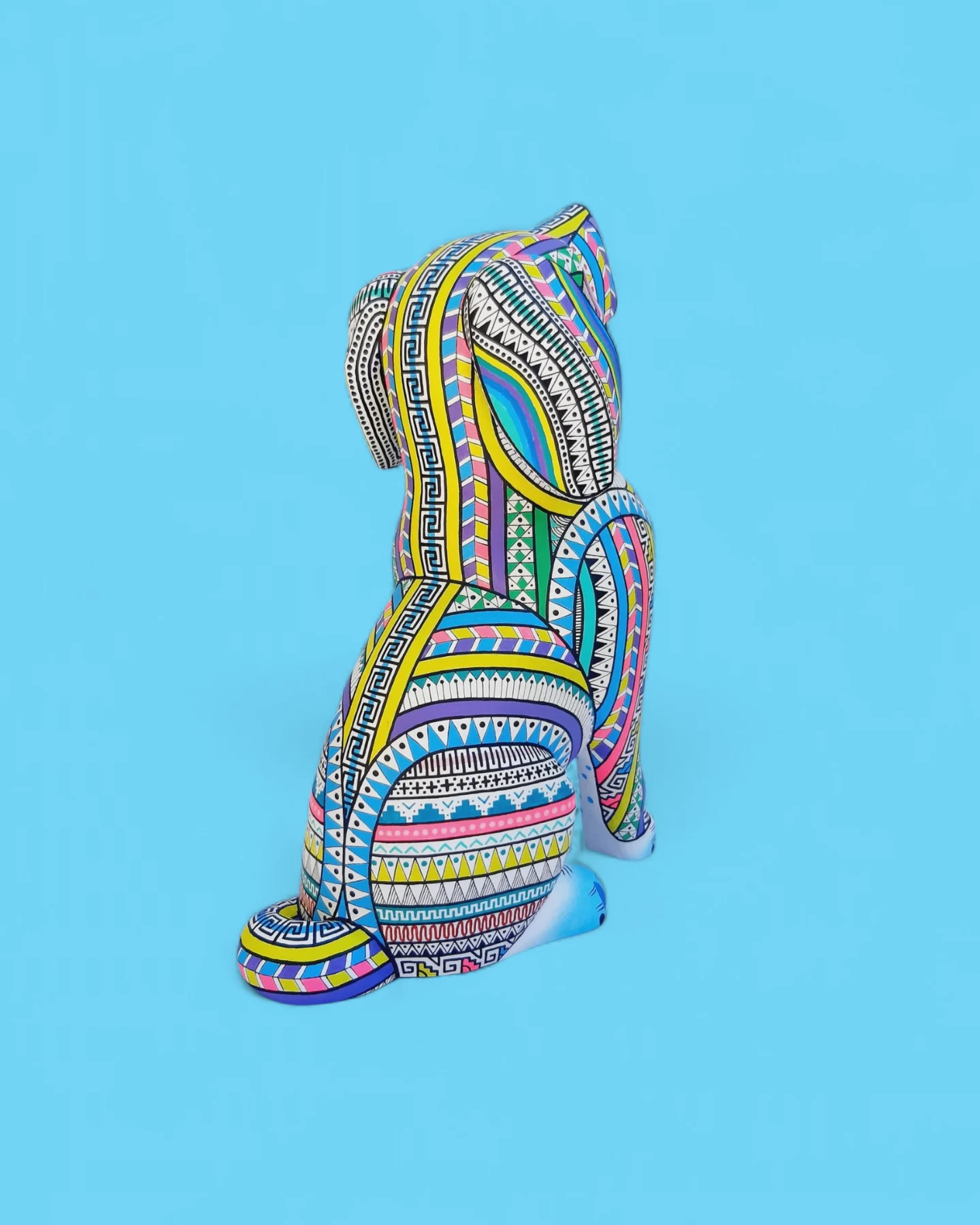 Alebrije｜粉彩狗狗神兽