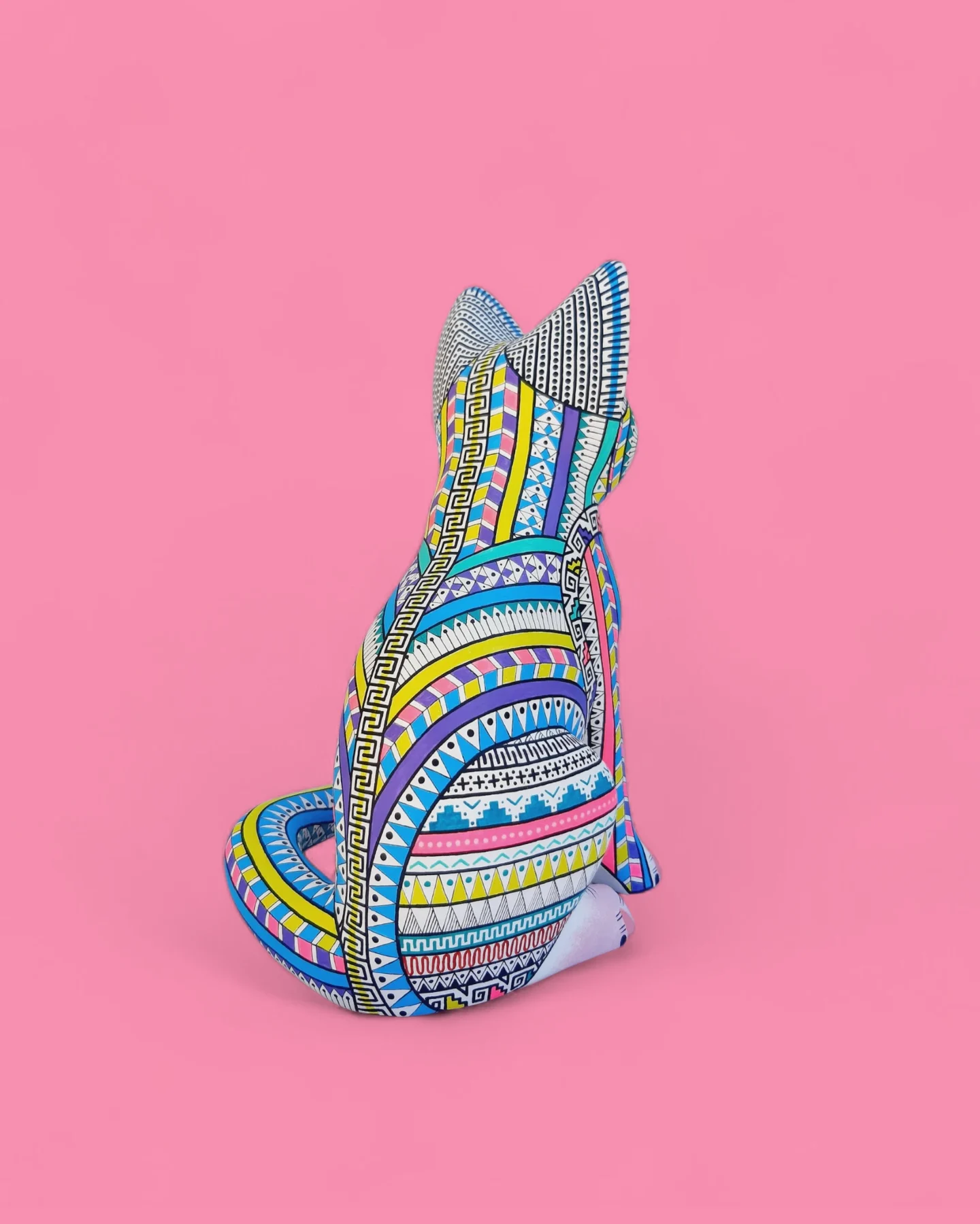 Alebrije｜粉彩猫咪神兽