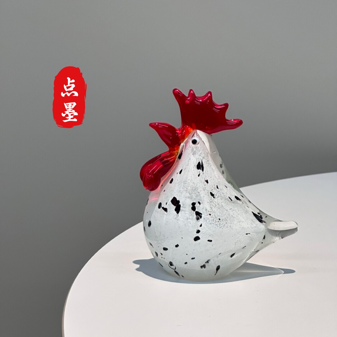 HARES HOME ｜非遗手工琉璃鸡摆件