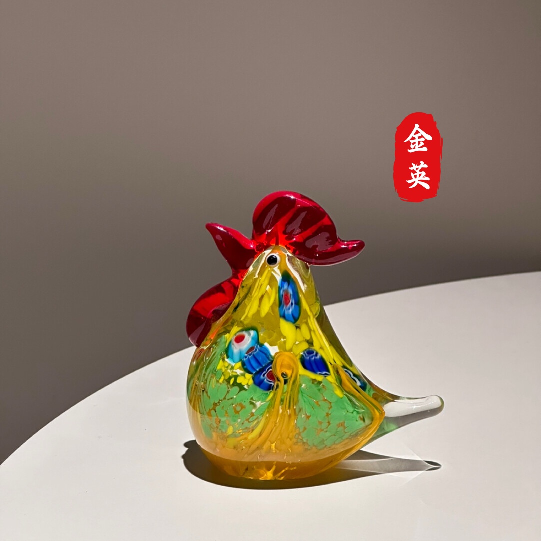 HARES HOME ｜非遗手工琉璃鸡摆件