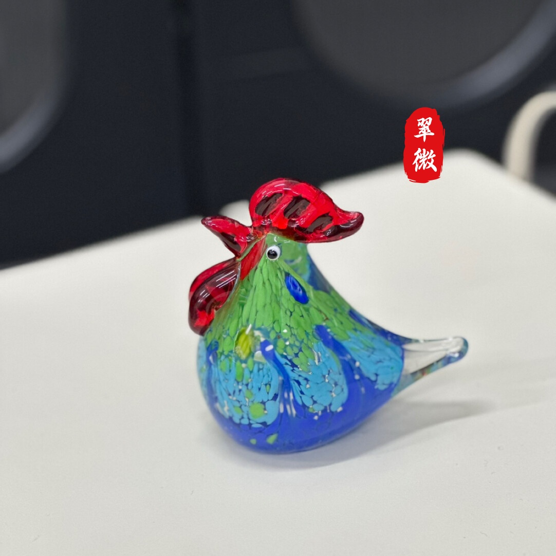HARES HOME ｜非遗手工琉璃鸡摆件