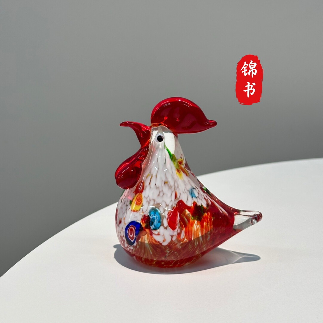 HARES HOME ｜非遗手工琉璃鸡摆件