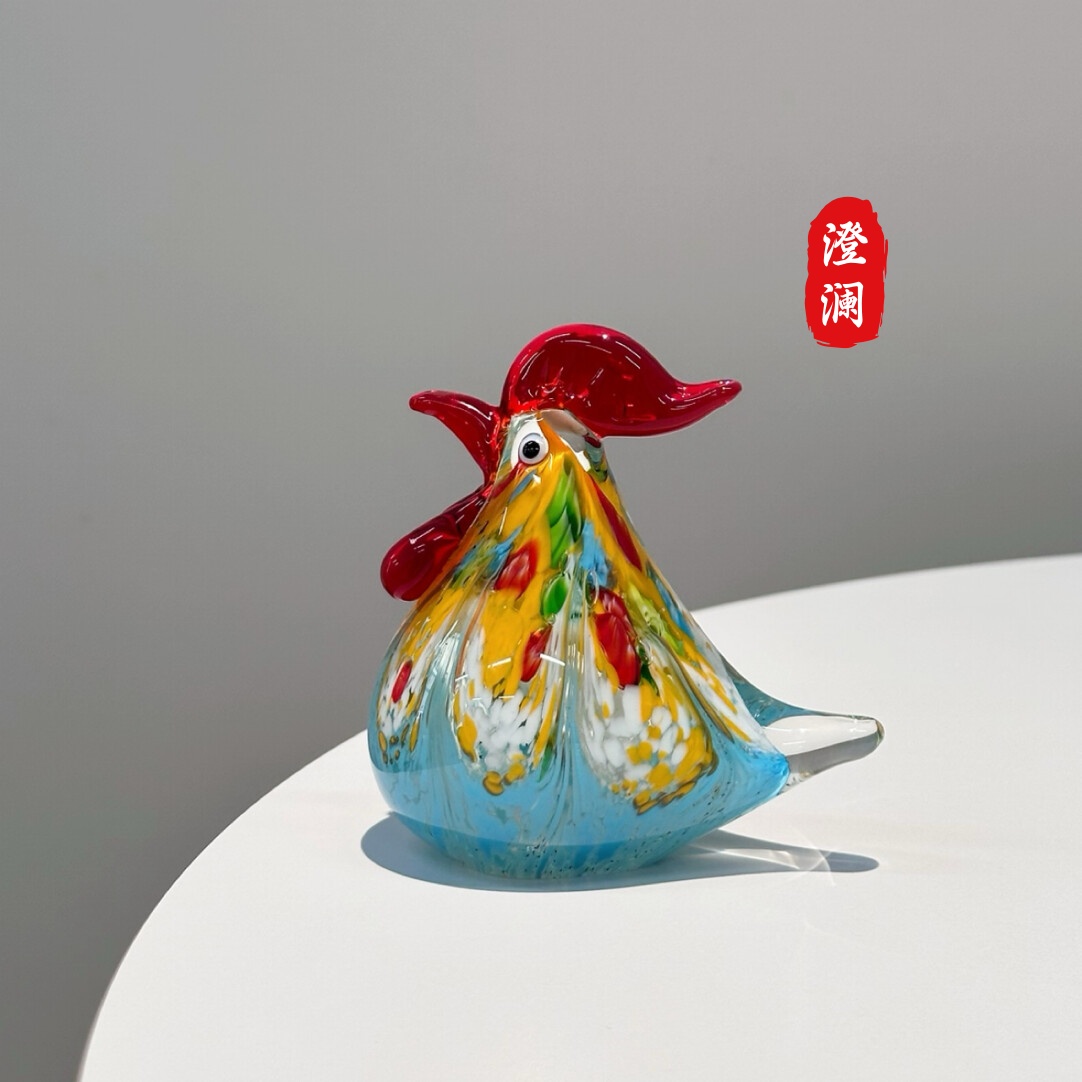 HARES HOME ｜非遗手工琉璃鸡摆件