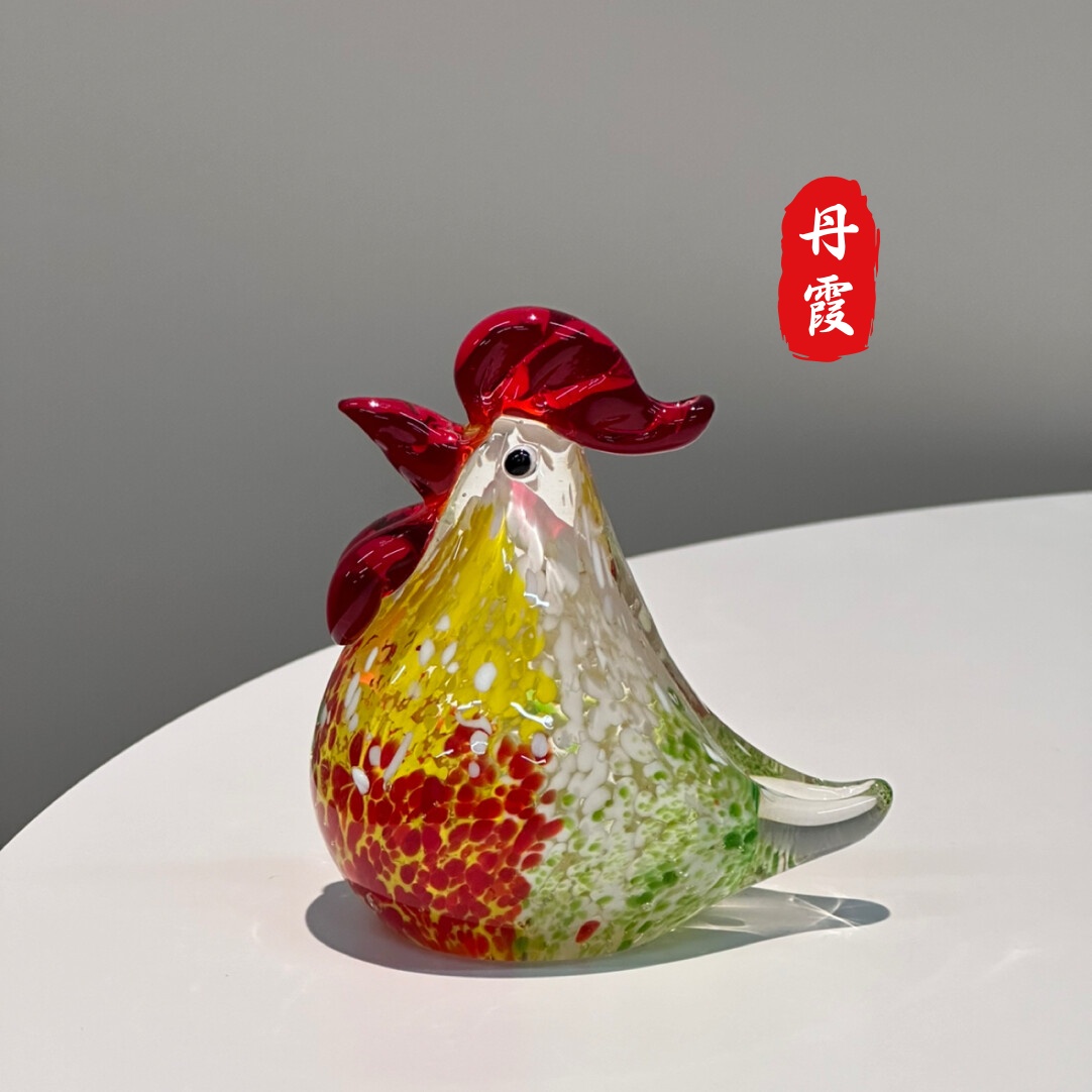 HARES HOME ｜非遗手工琉璃鸡摆件-星汉丹霞