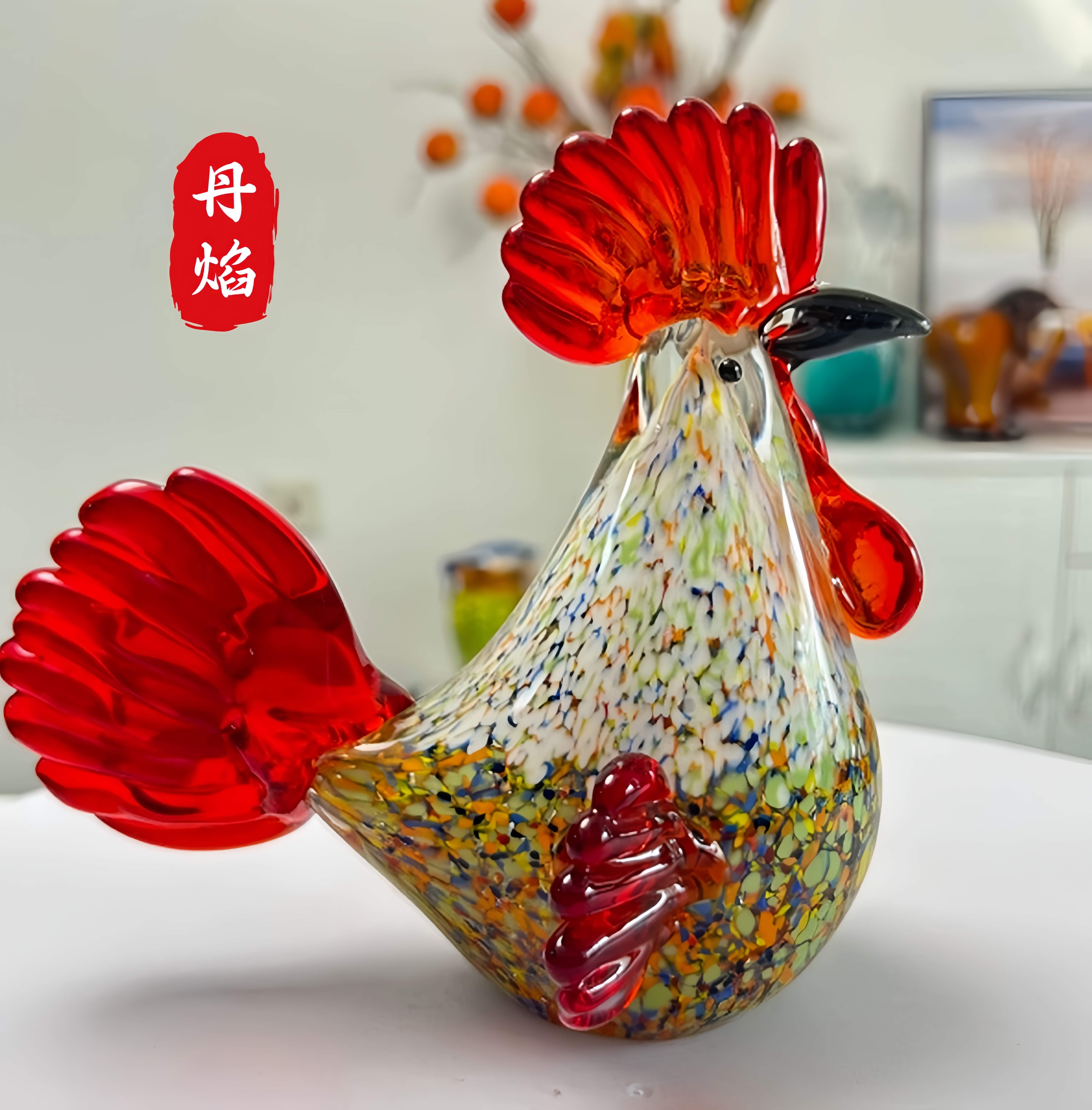 HARES HOME ｜非遗手工琉璃鸡摆件