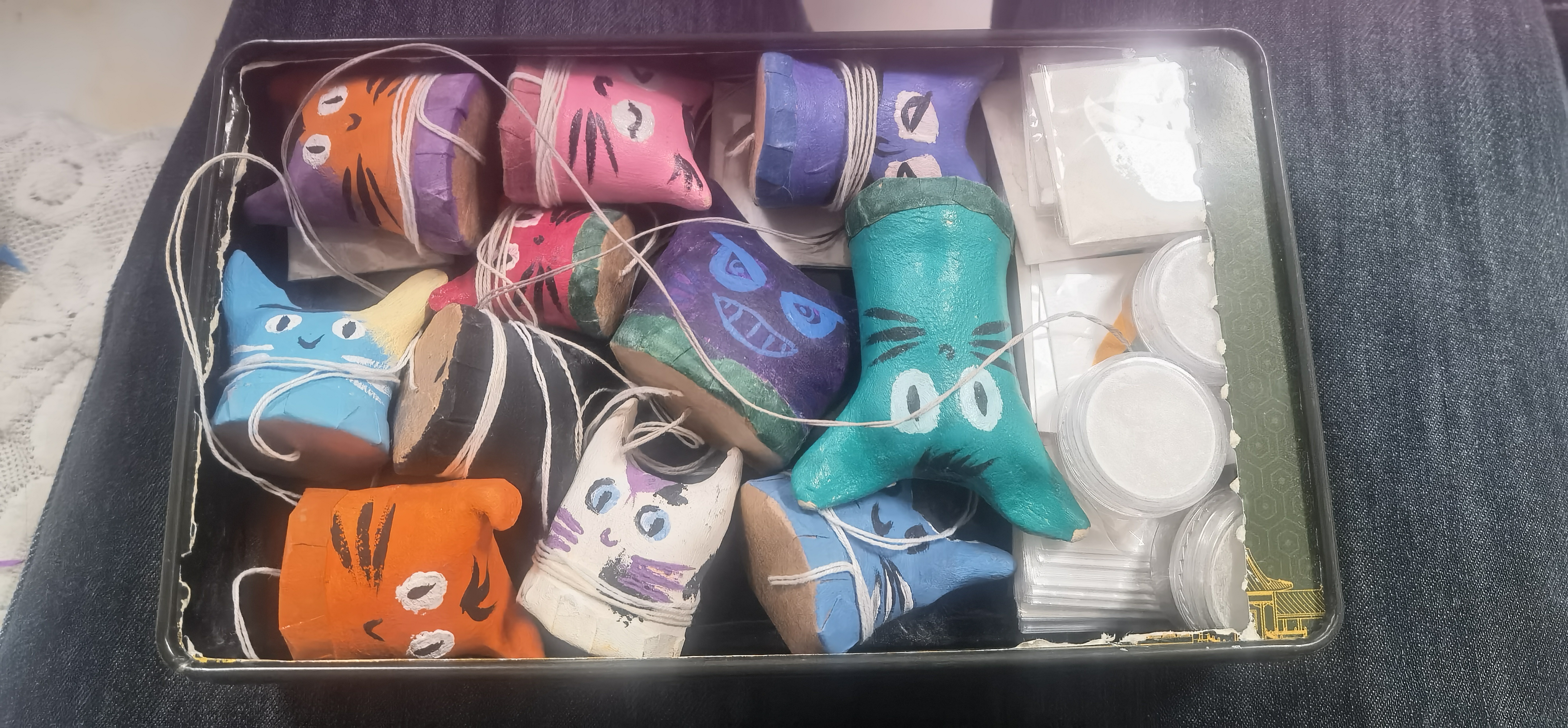 北京传统非遗工艺品：拉猫