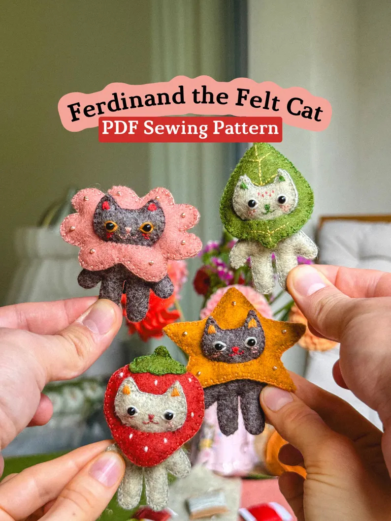乌克兰&middot;LizaKwakKnits｜小猫费迪南德-电子图纸