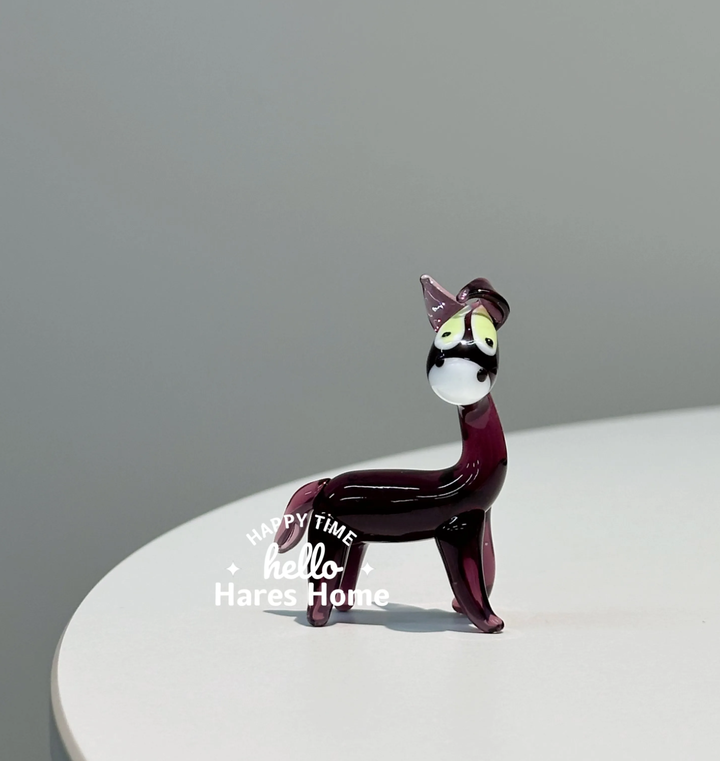 HARES HOME ｜手工琉璃小驴摆件