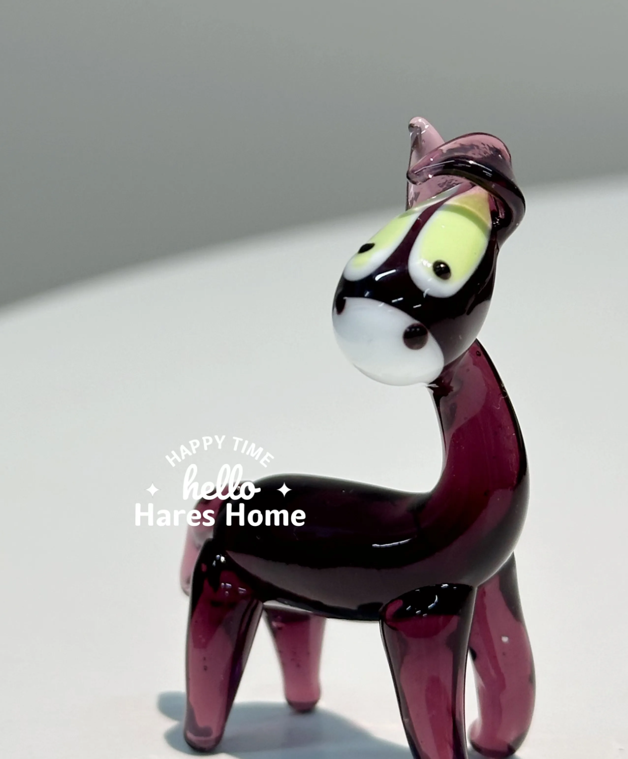 HARES HOME ｜手工琉璃小驴摆件