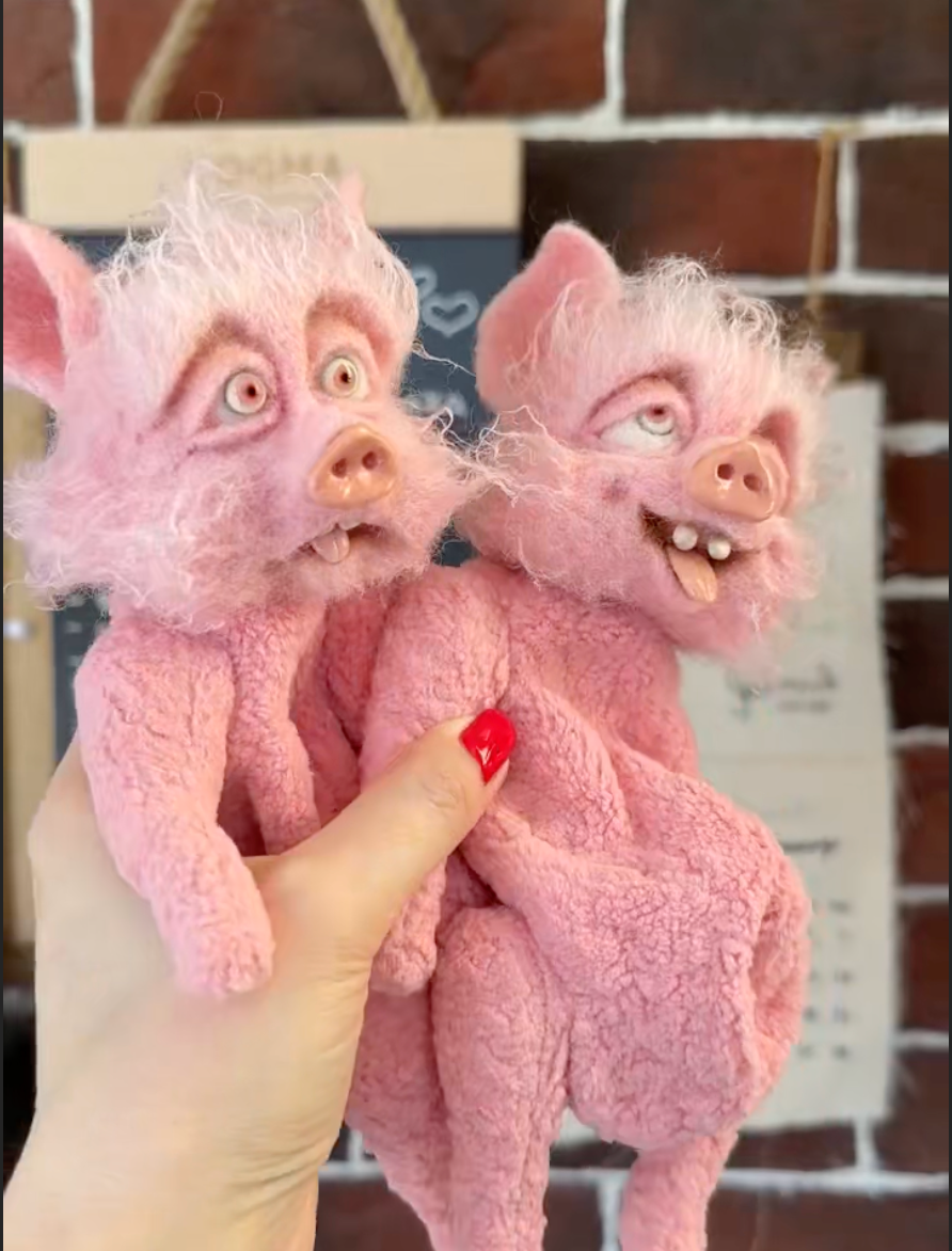 Shy pigglet害羞之猪🐷