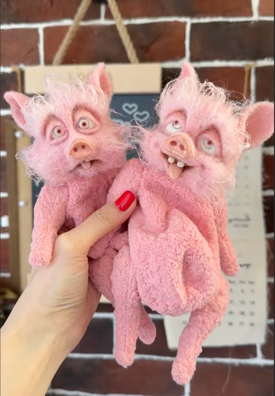Shy pigglet害羞之猪🐷