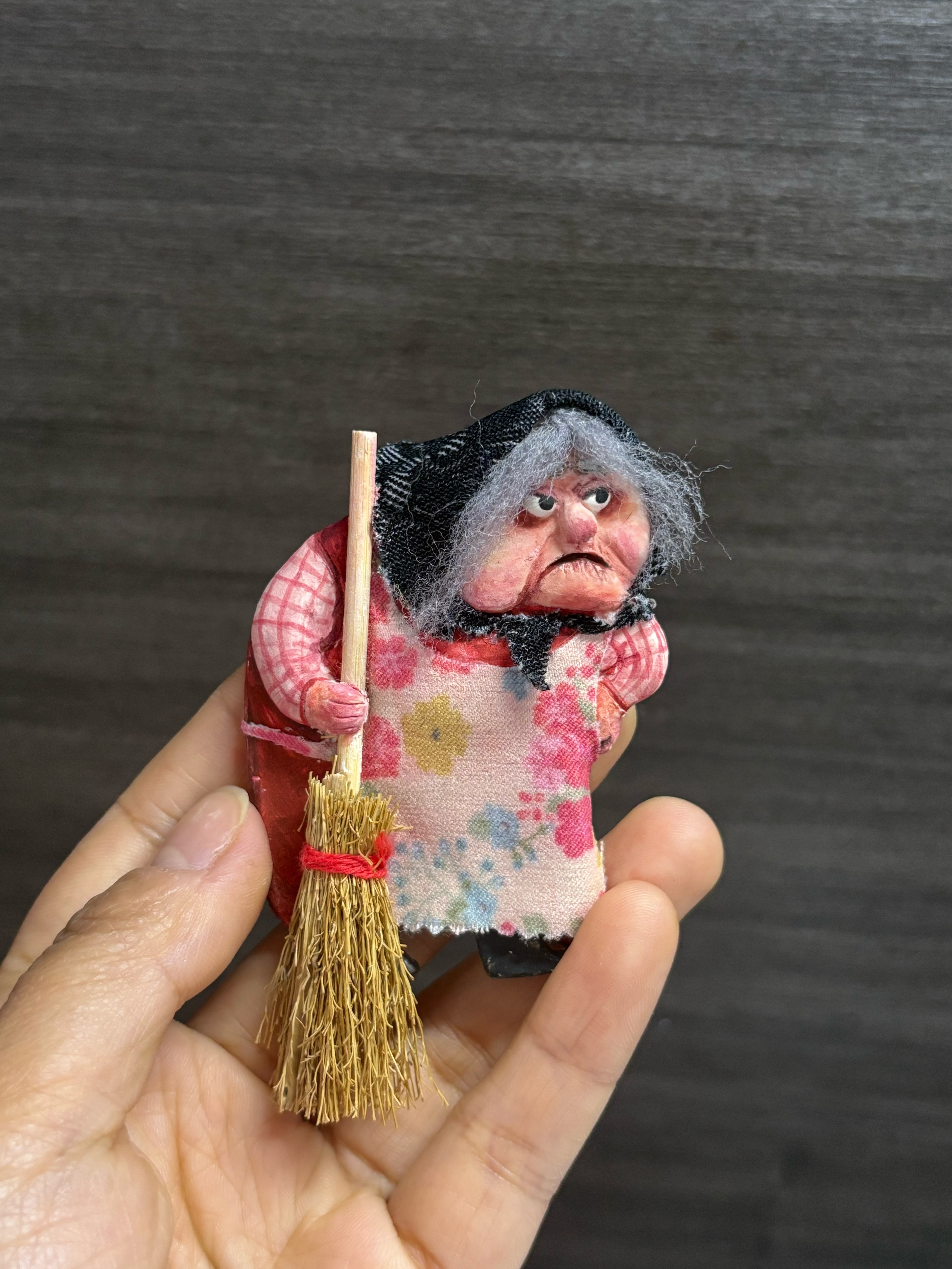 栖月童话｜尘隐婆婆冰箱贴、胸针、摆件