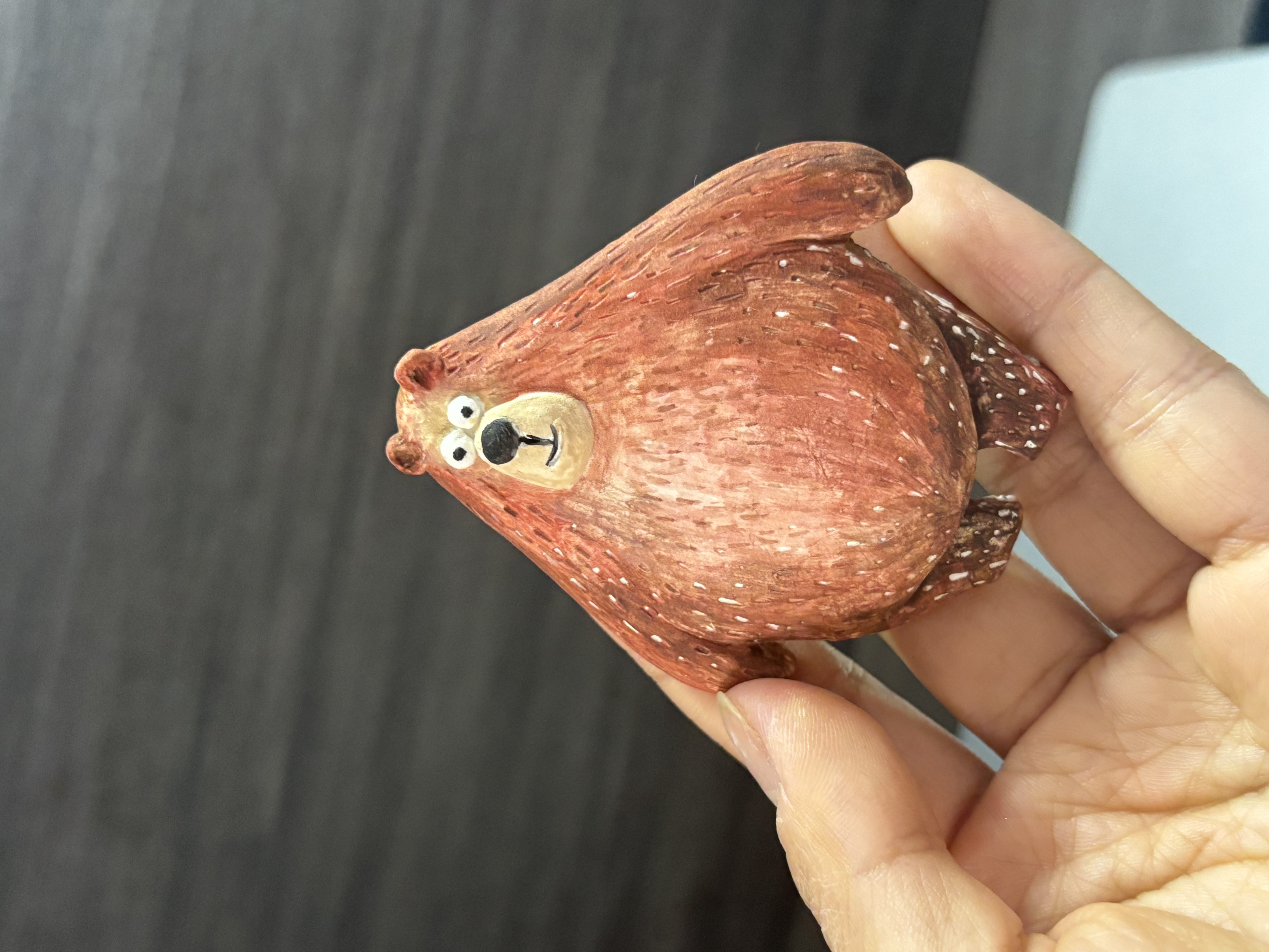 栖月童话｜懒懒熊冰箱贴、胸针、摆件