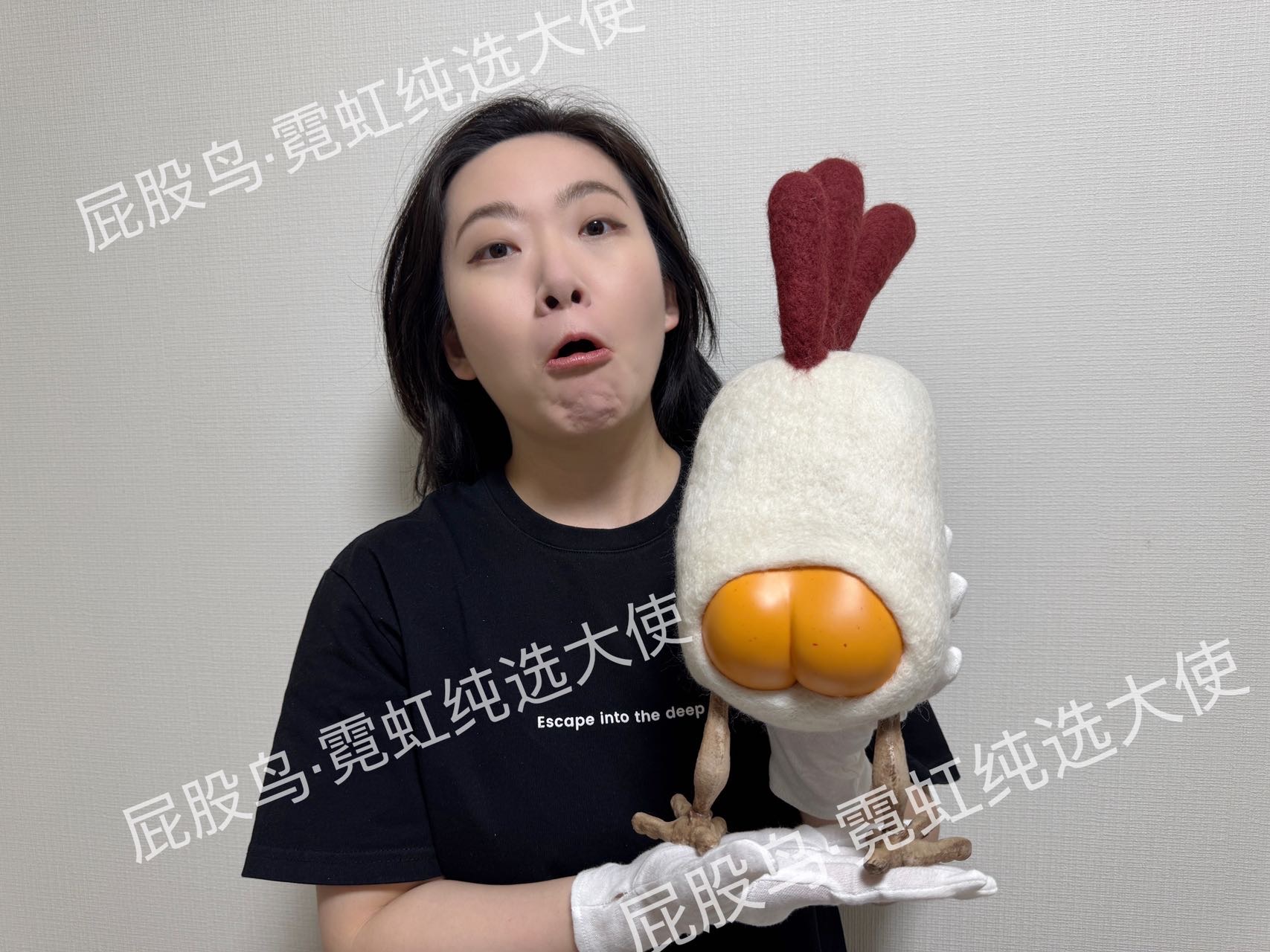 【屁股鸟】大公鸡千呼万唤始出来