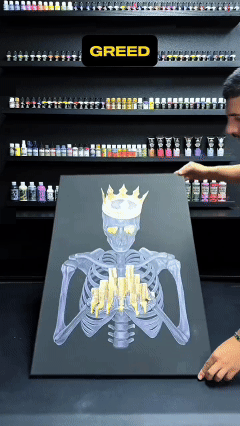伊朗&middot;Chris Jacoub Art｜七宗罪帆布画