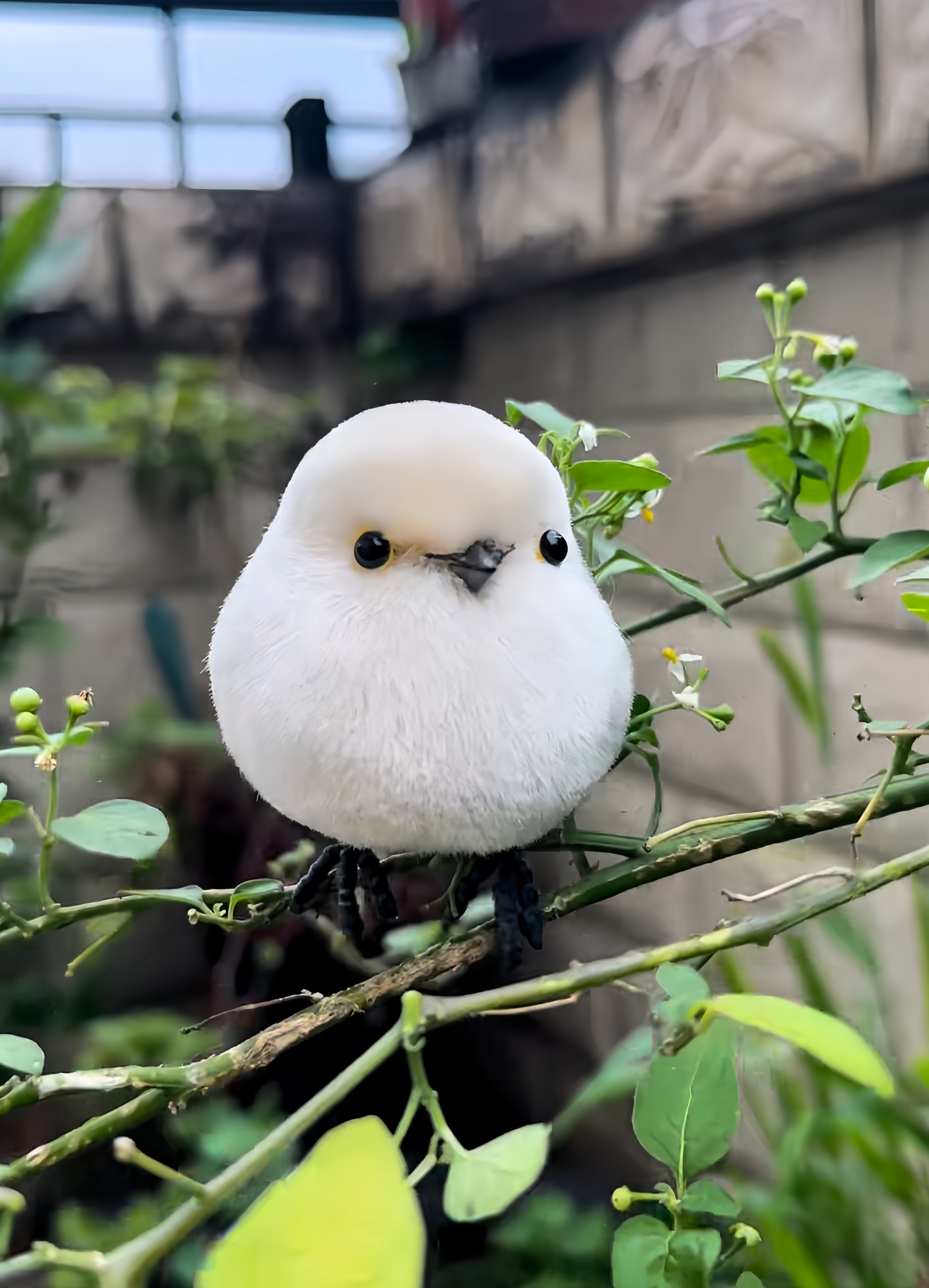 Silk Velvet Flower Craft Chubby Fluff Bird