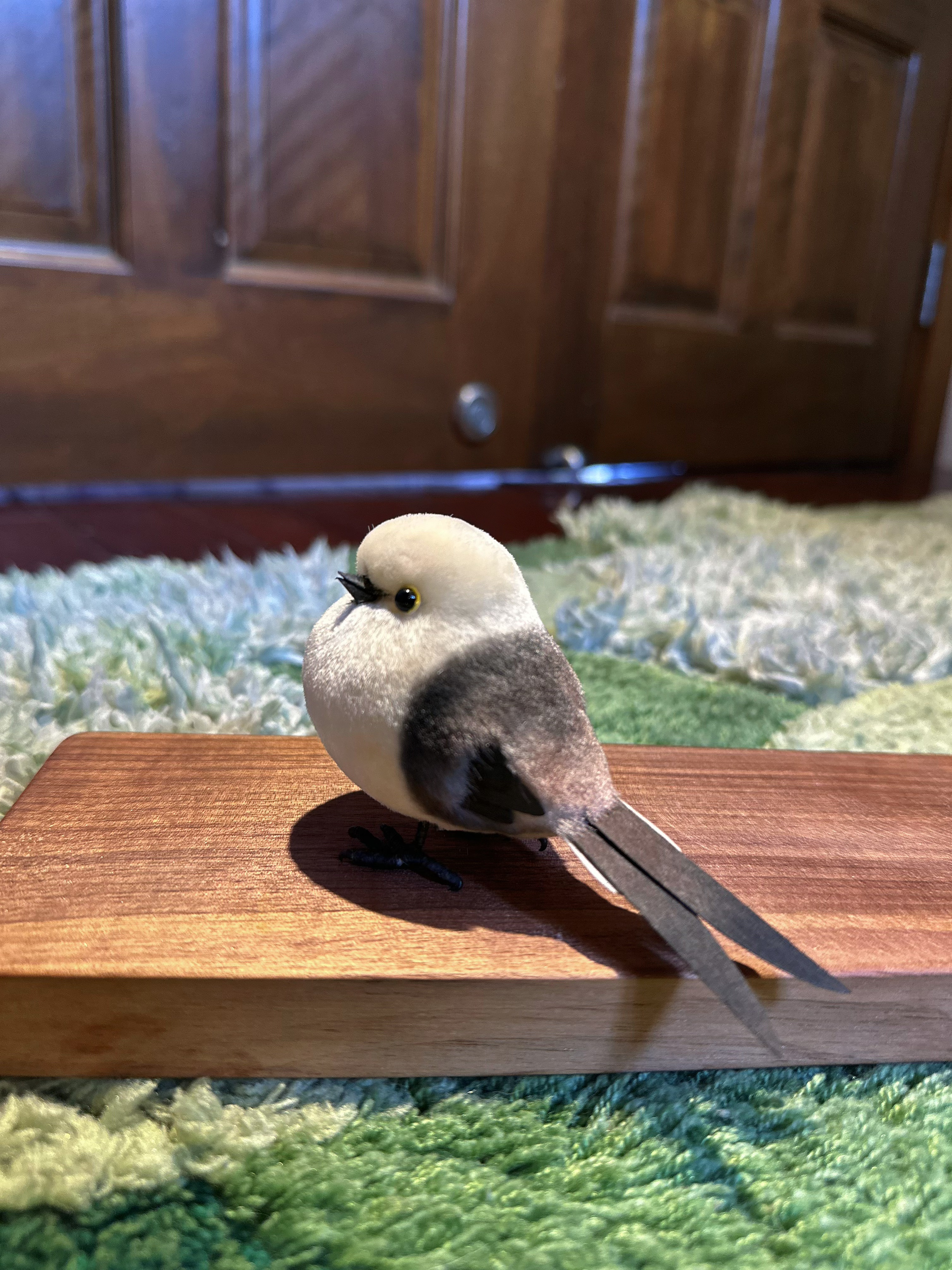 Silk‑Velvet Ronghua Craft: Squishy Chubby Little Titmouse