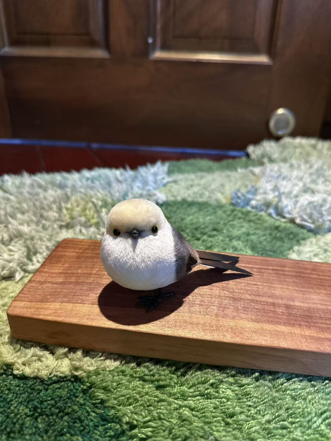 Silk‑Velvet Ronghua Craft: Squishy Chubby Little Titmouse
