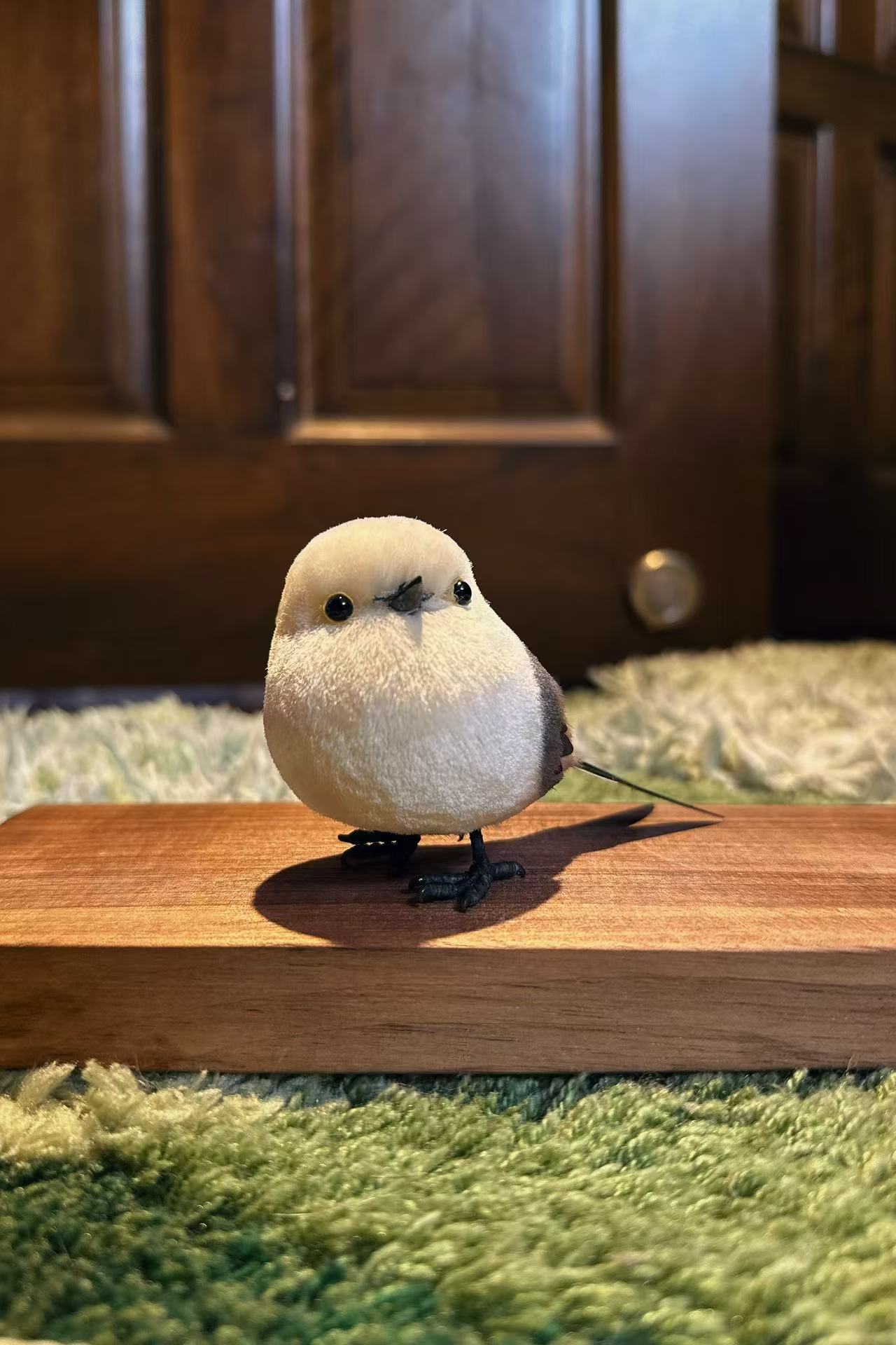 Silk‑Velvet Ronghua Craft: Squishy Chubby Little Titmouse
