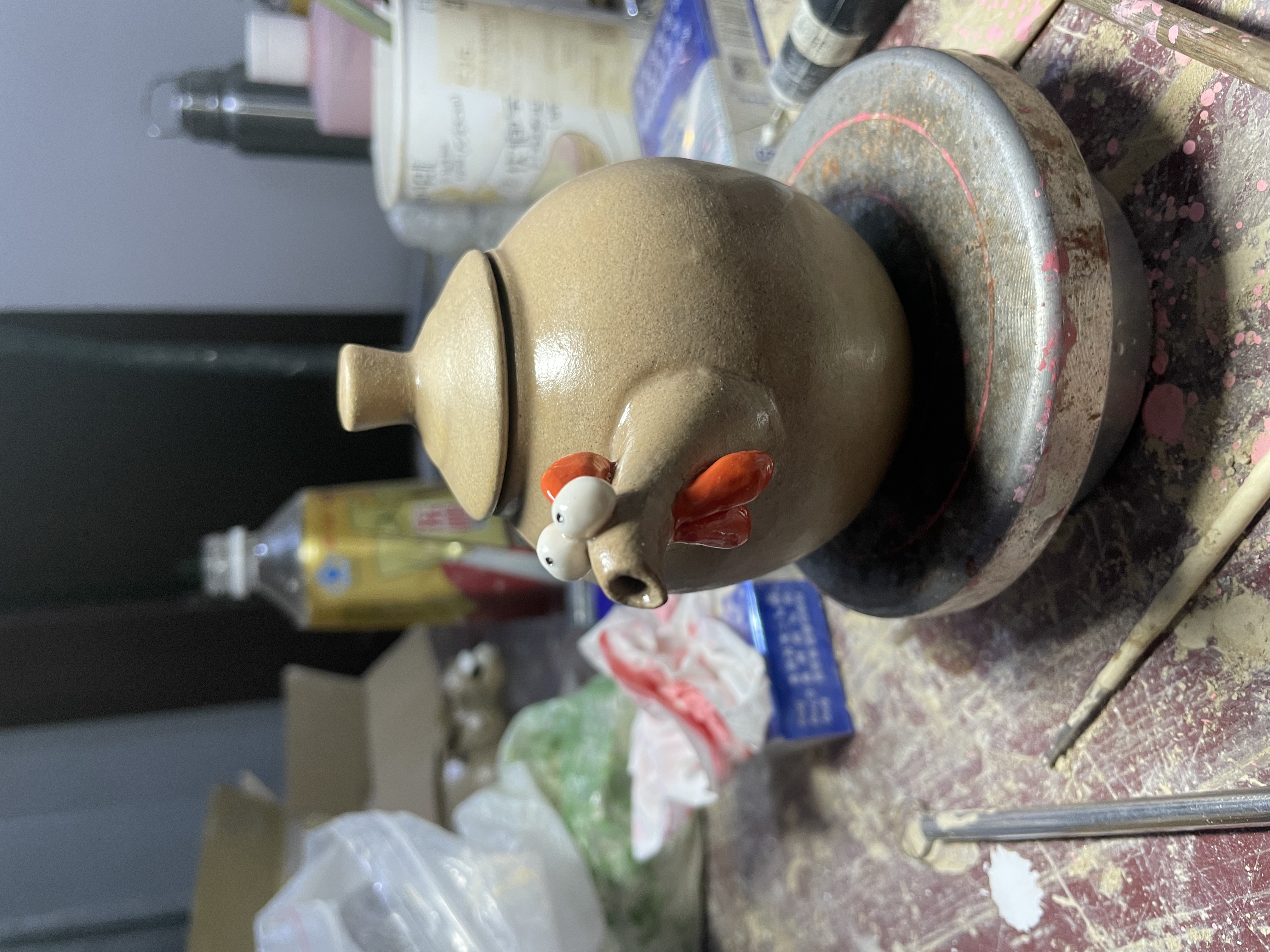 陶器小泽｜疯狂小鸡茶壶