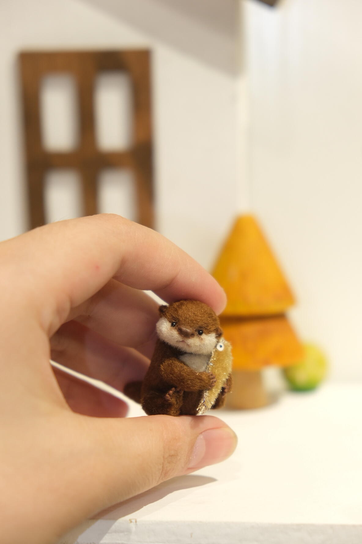 微缩BJD玩偶迷你艺术水獭宝宝