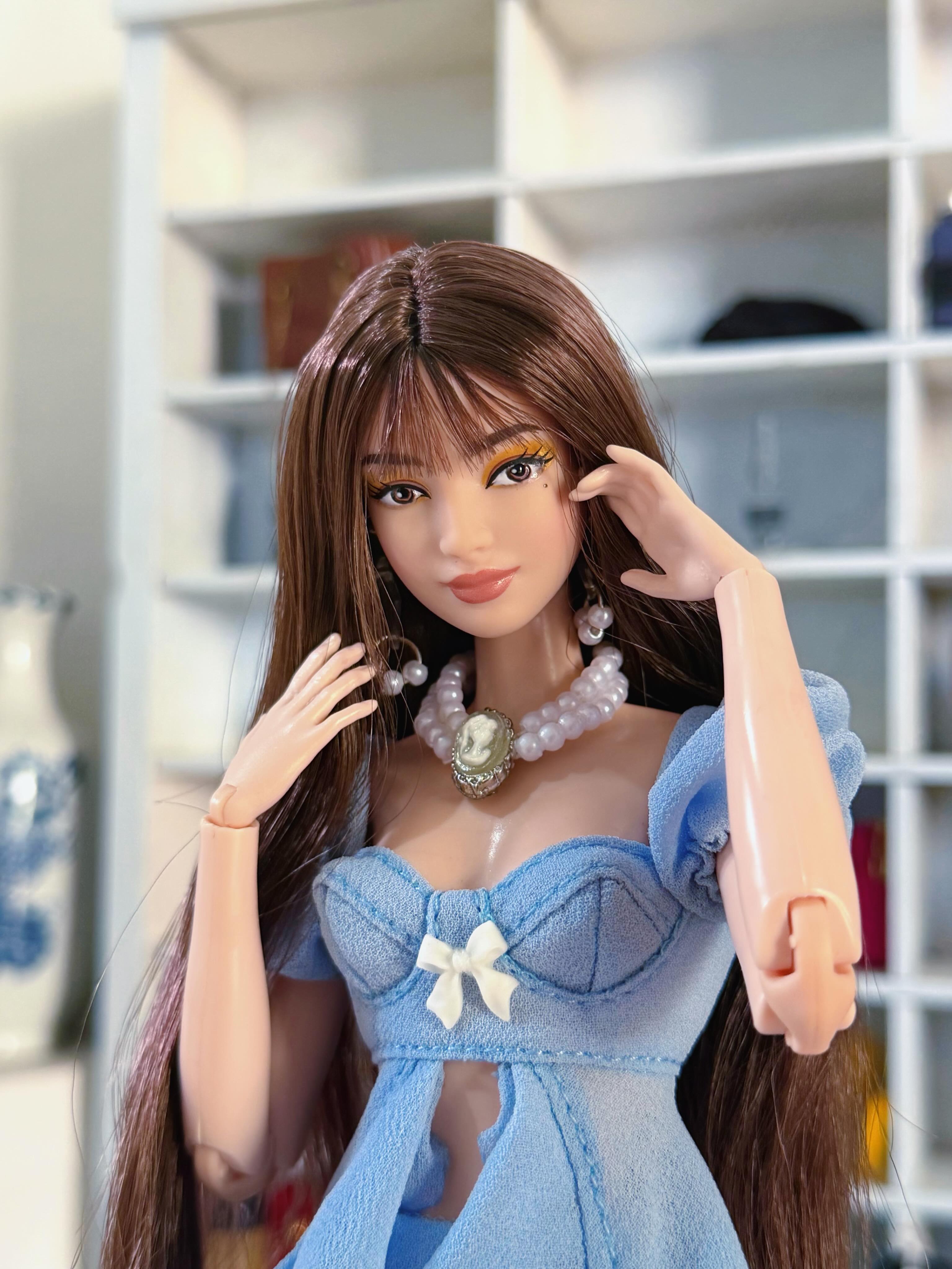 barbie拖尾裙，多色可选