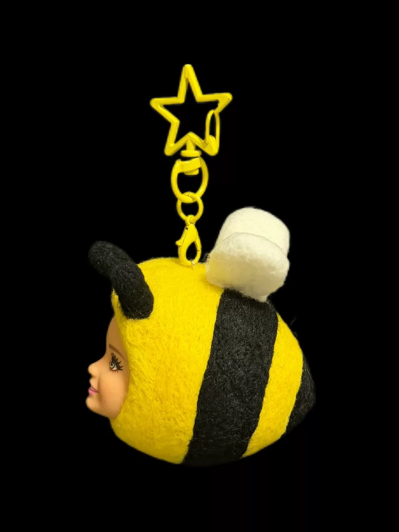 【bee】Barbie芭比恶搞羊毛毡挂件包挂