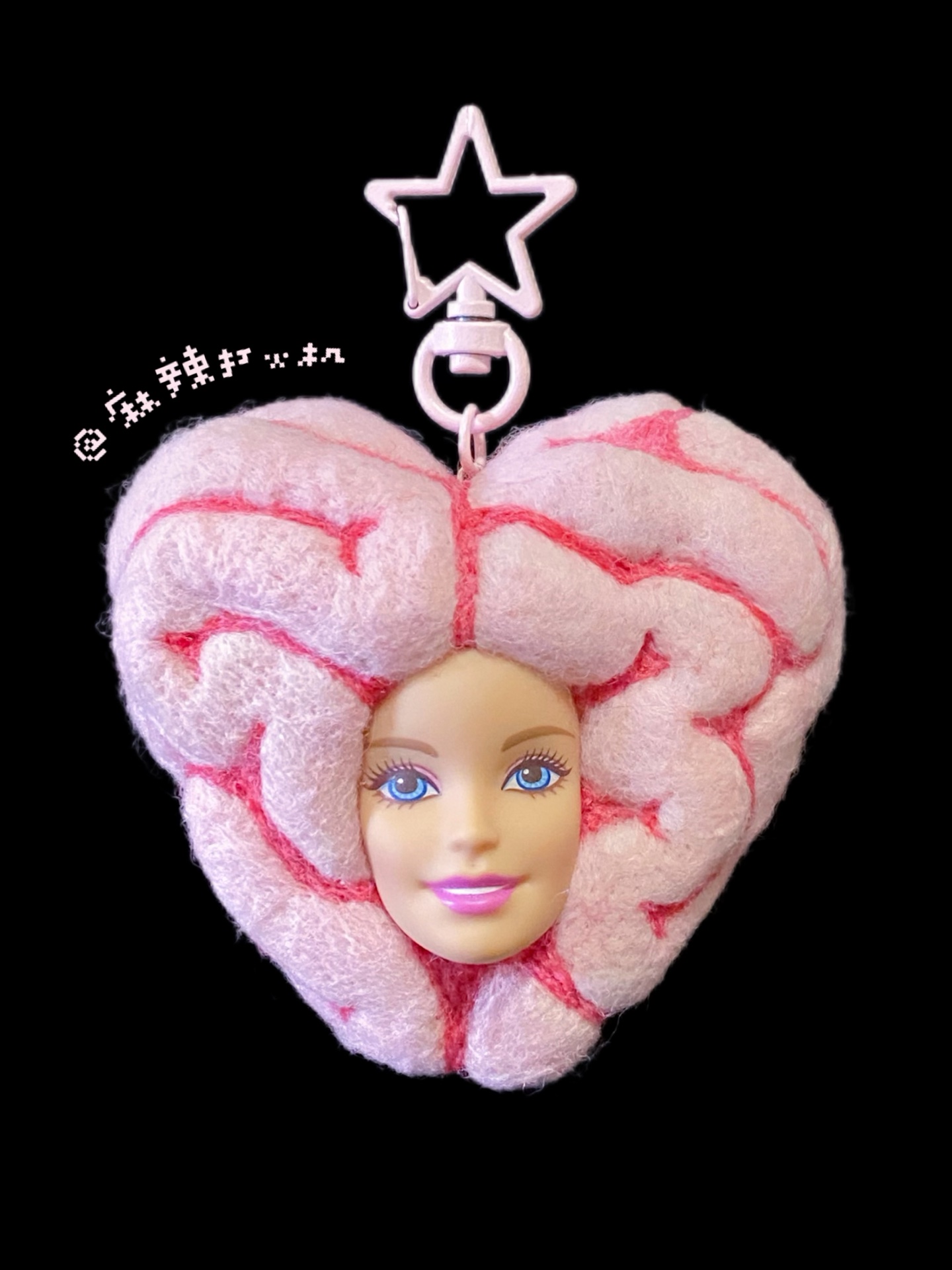 【恋爱脑】Barbie芭比恶搞羊毛毡挂件包挂