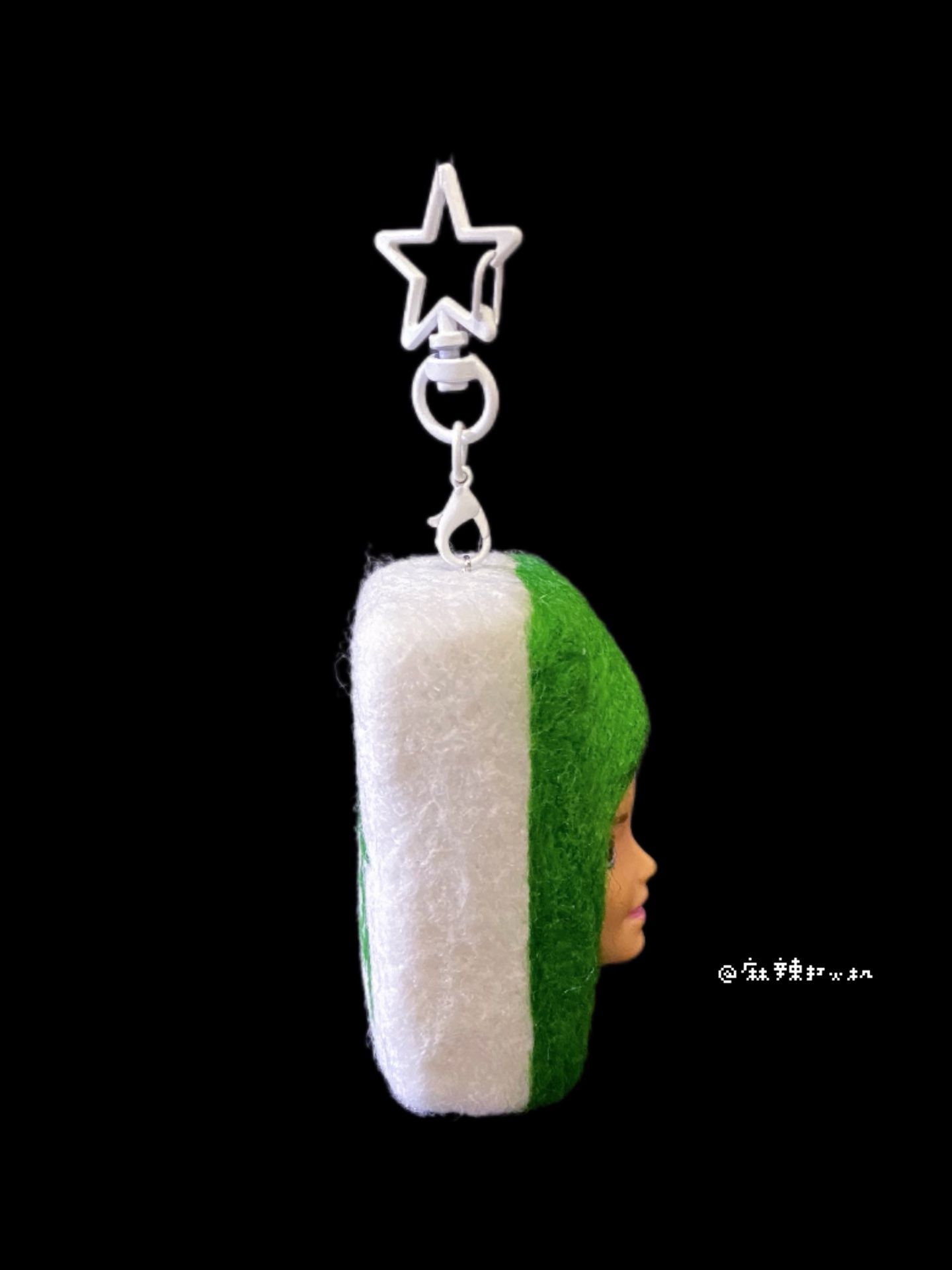 【發财麻将】Barbie芭比恶搞羊毛毡挂件包挂