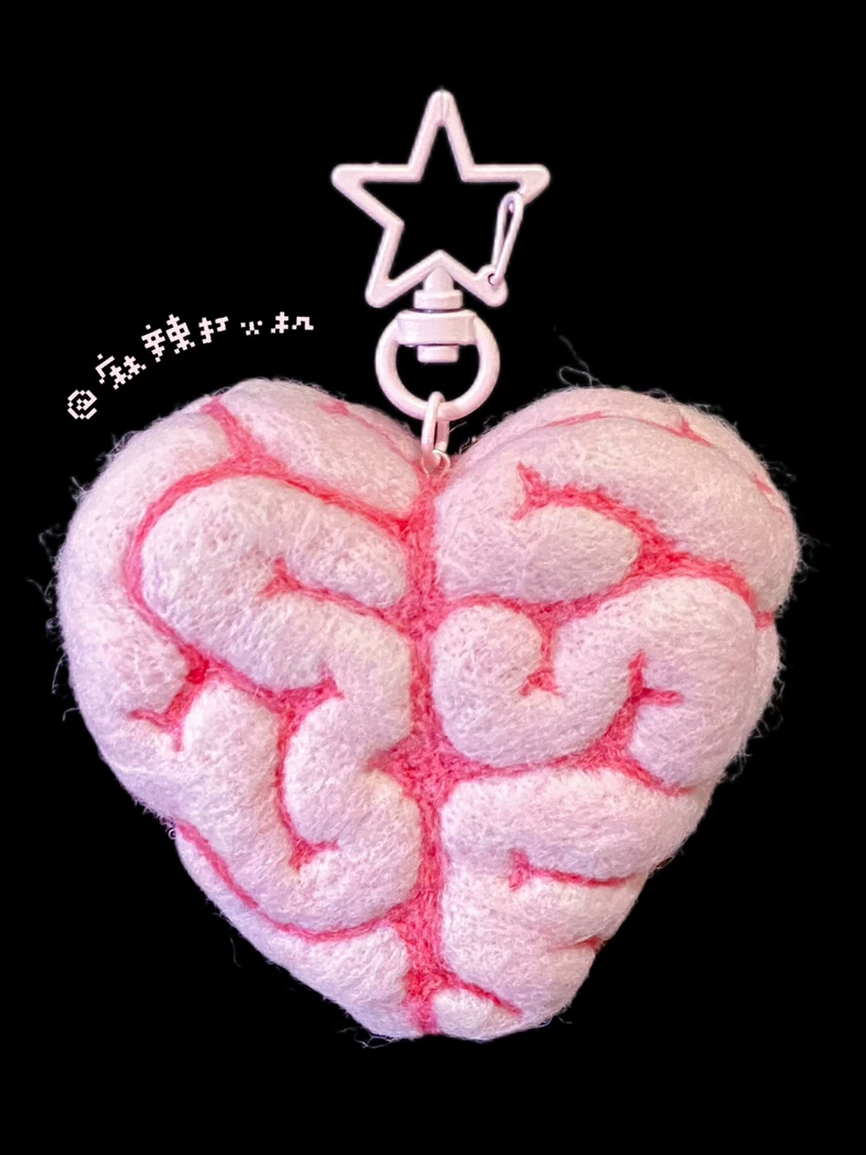【恋爱脑】Barbie芭比恶搞羊毛毡挂件包挂