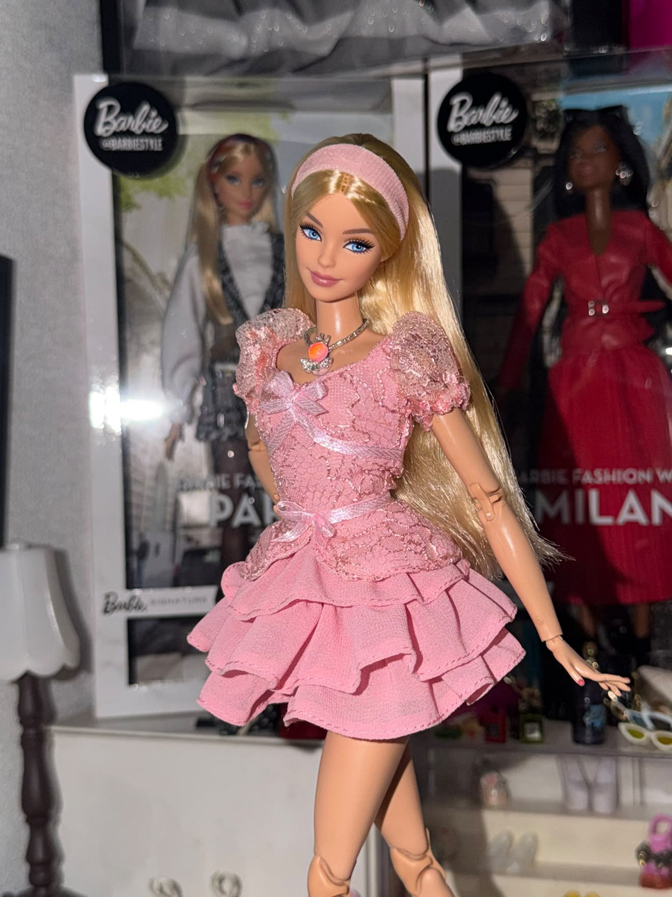 芭比Barbie甜lo短款公主洋装