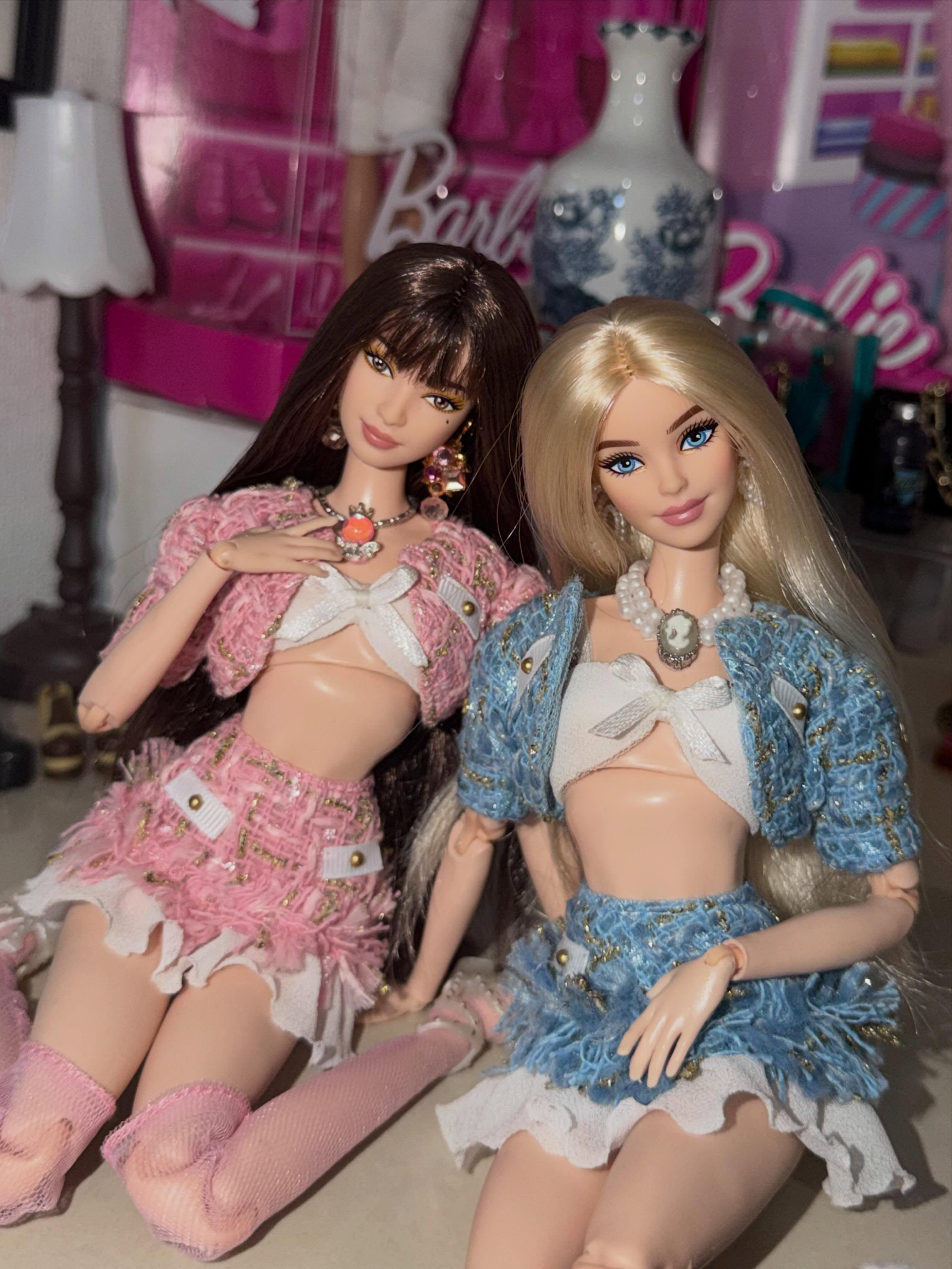 芭比Barbie小香风千禧辣妹混搭